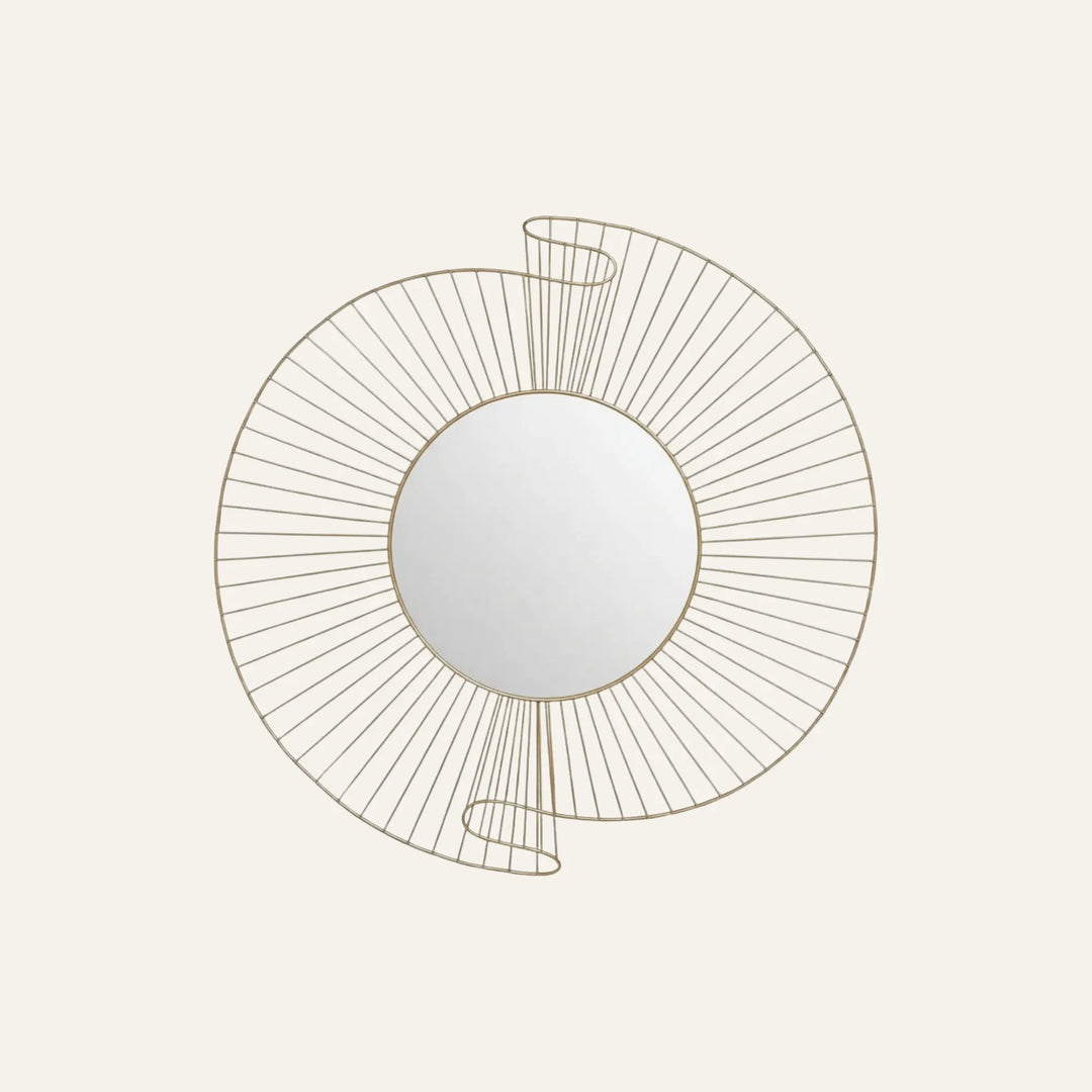 Vue produit de miroir mural design pour décoration murale