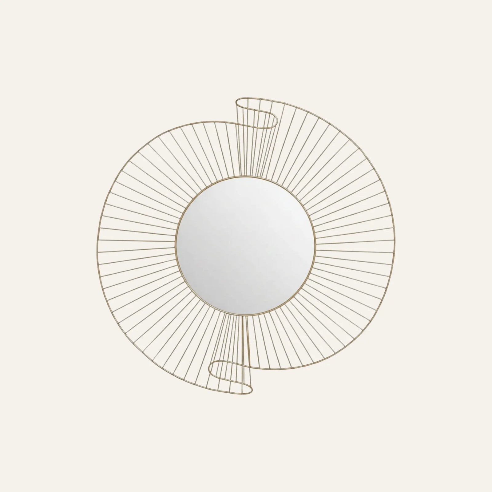 Vue produit de miroir mural design pour décoration murale