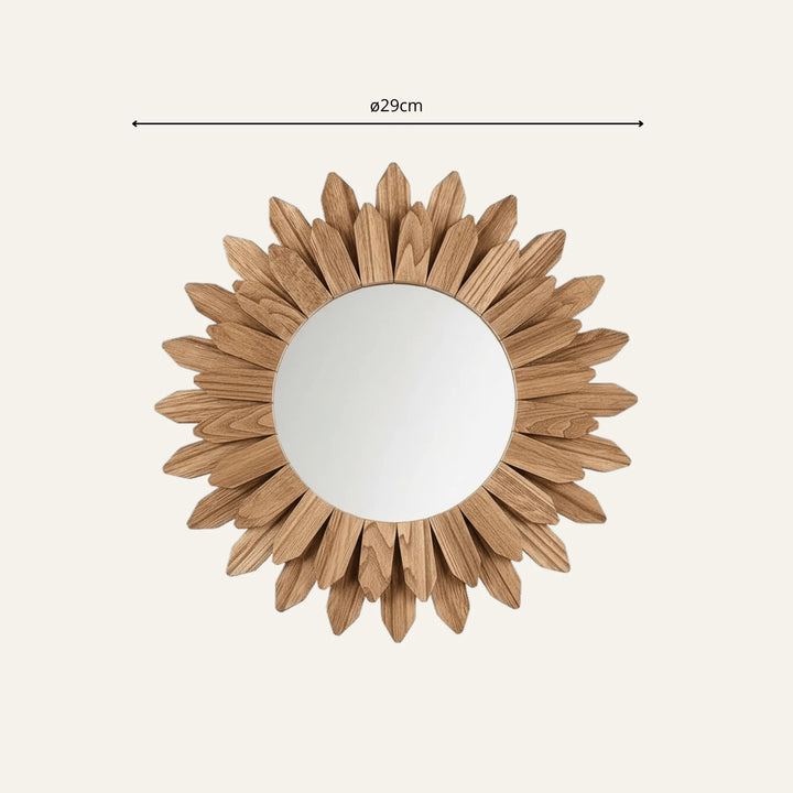 Dimensions de miroir mural tournesol