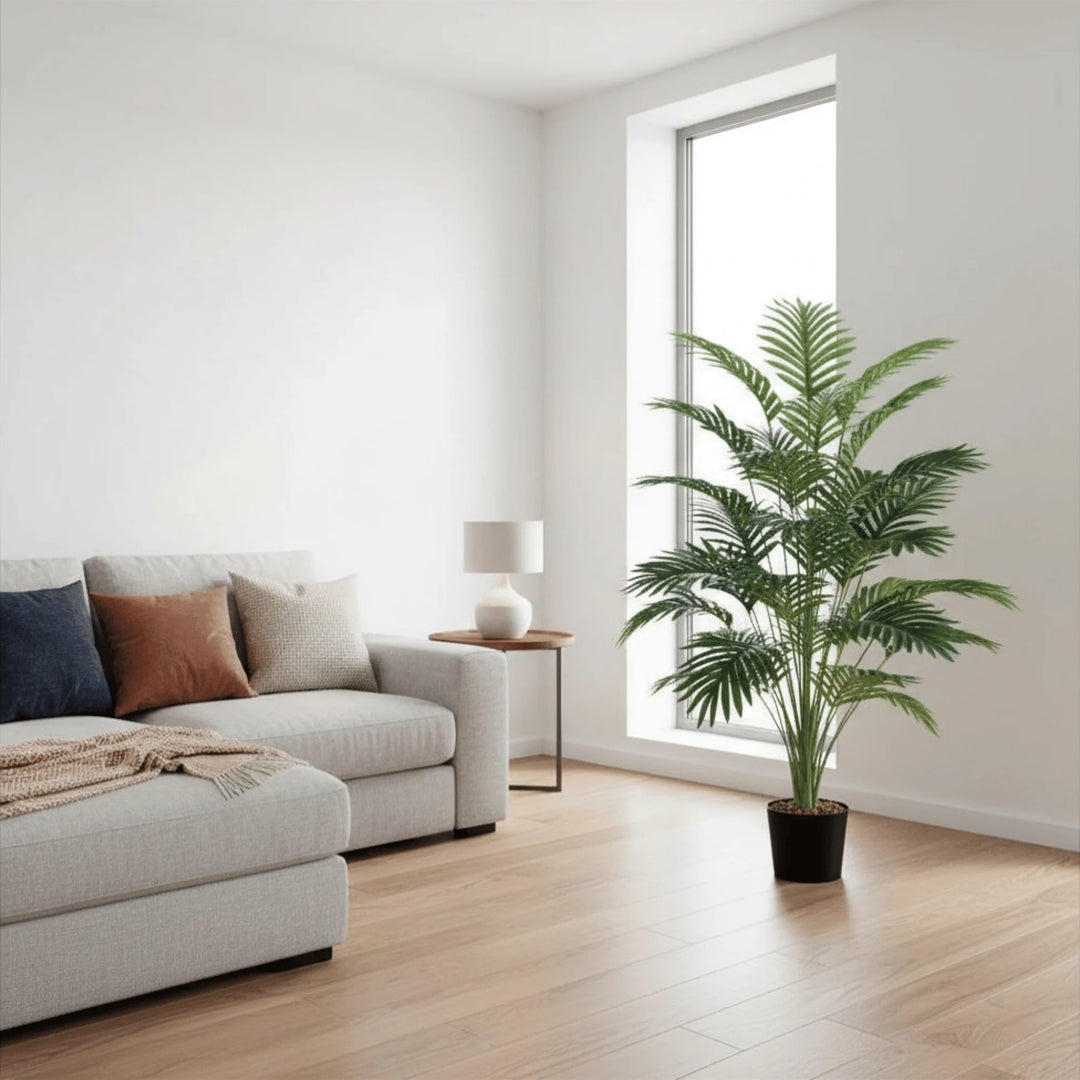 Palmier Artificiel en situation dans une décoration intérieure