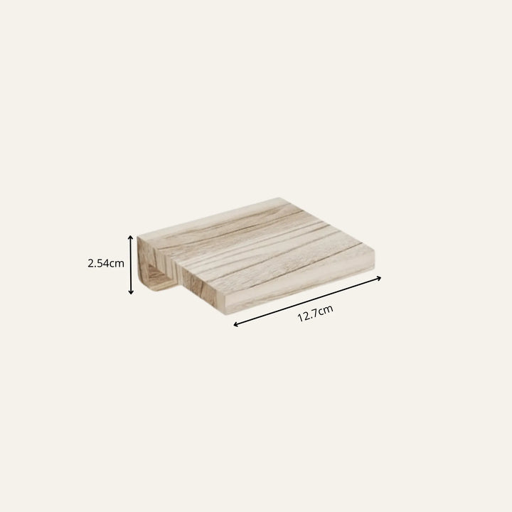 Dimensions de petite étagère murale en bois