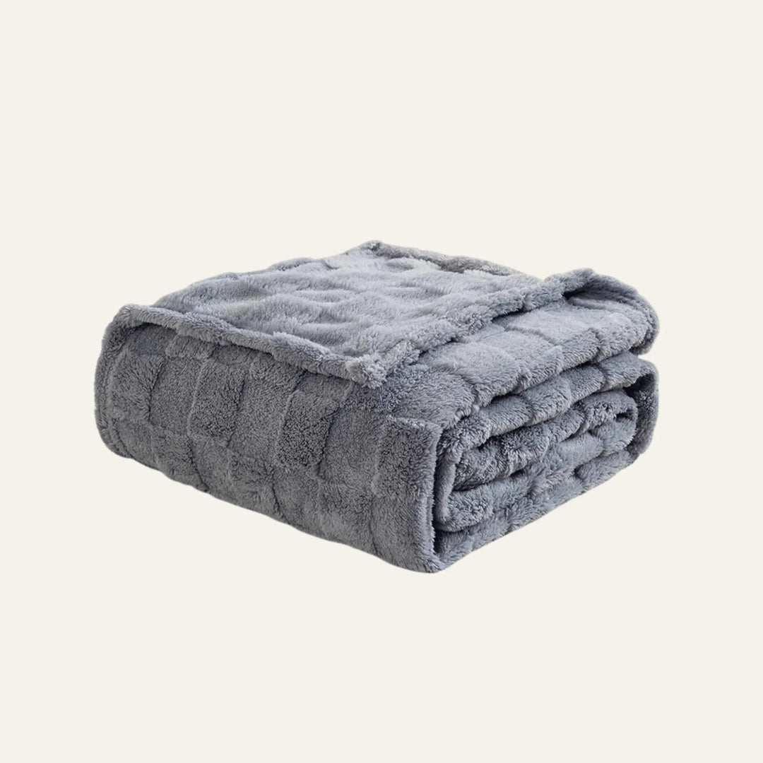 Plaid à Carreaux bleu
