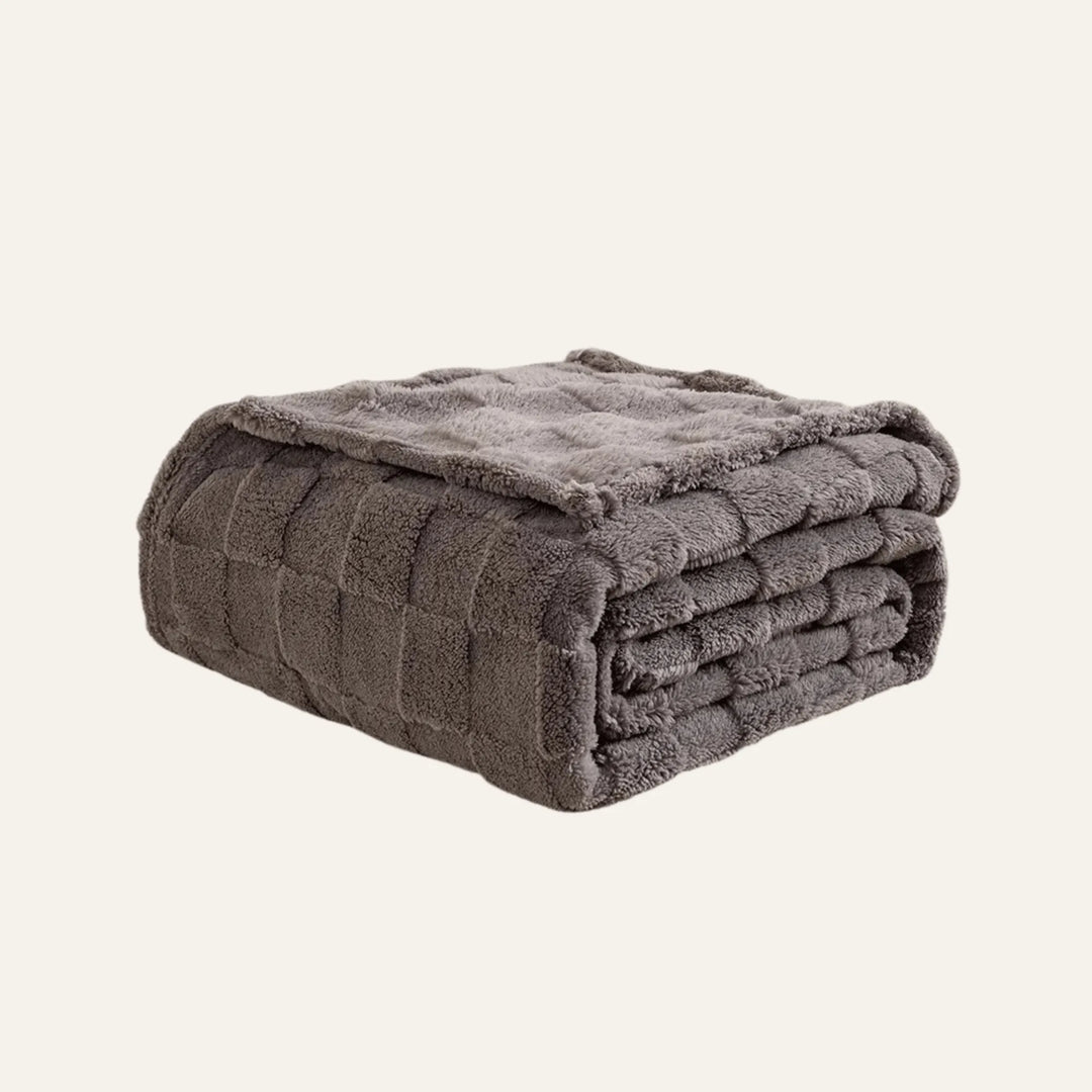 Plaid à Carreaux gris