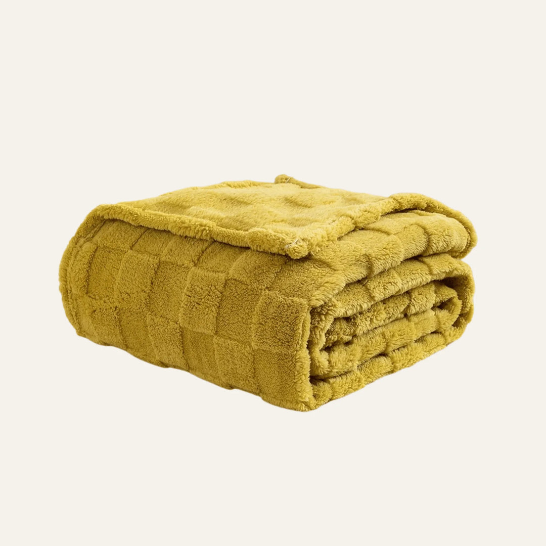 Plaid à Carreaux marron