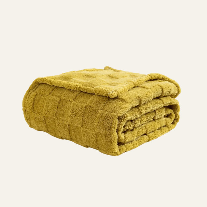 Plaid à Carreaux marron