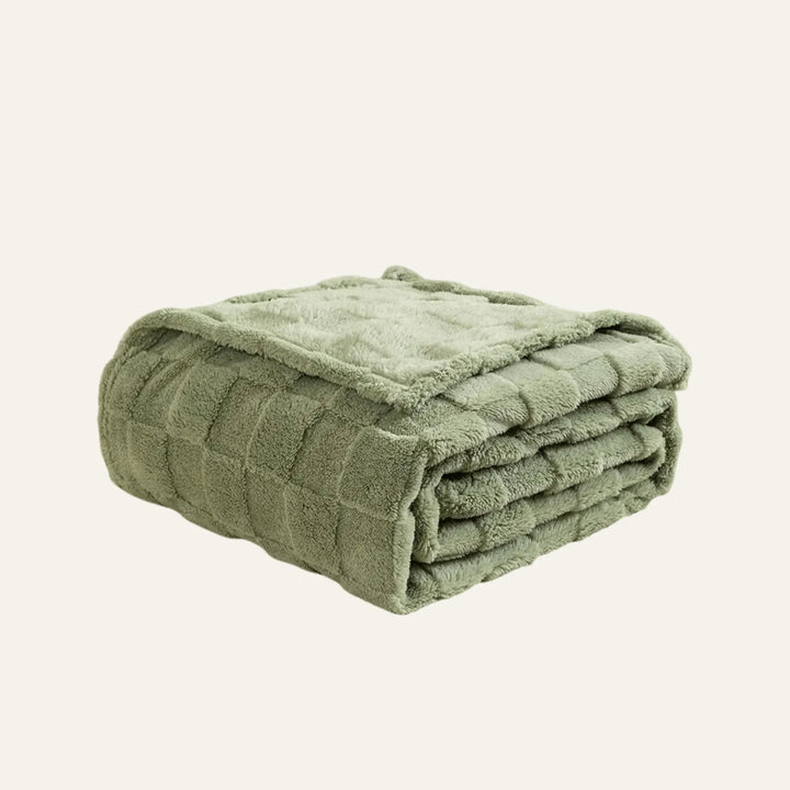 Plaid à Carreaux vert