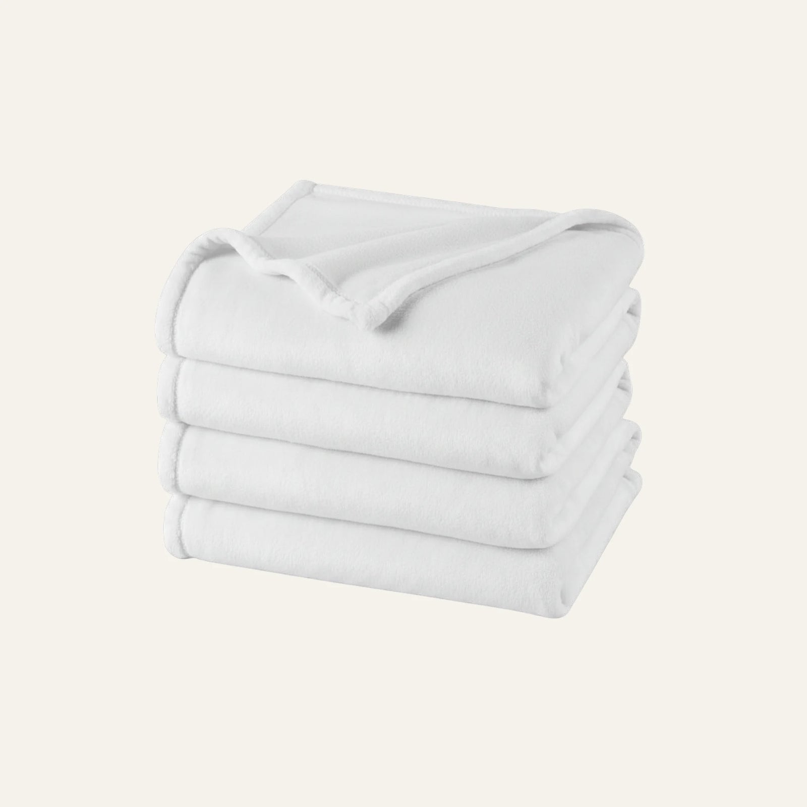 Plaid Polaire blanc
