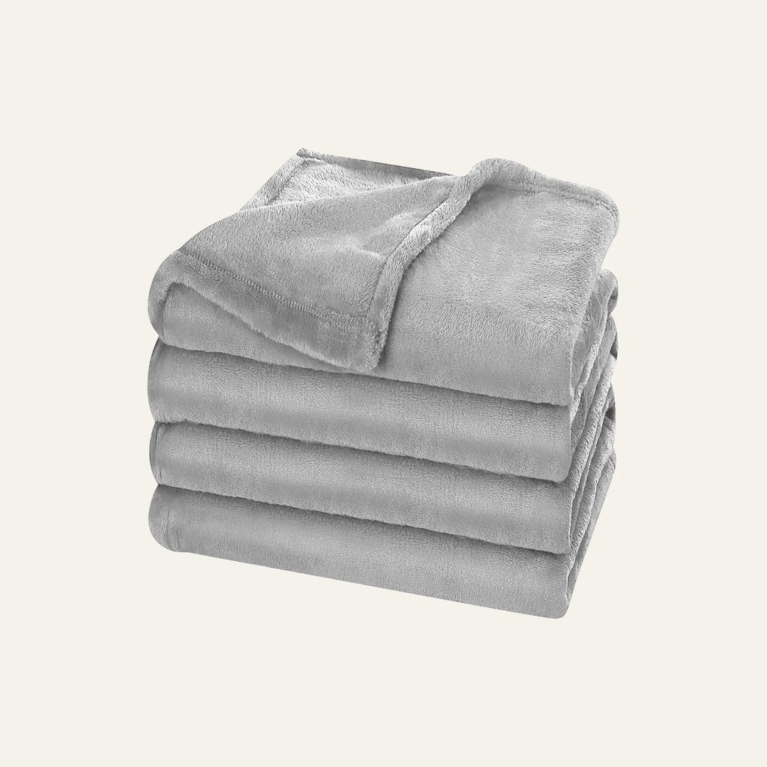 Plaid Polaire gris