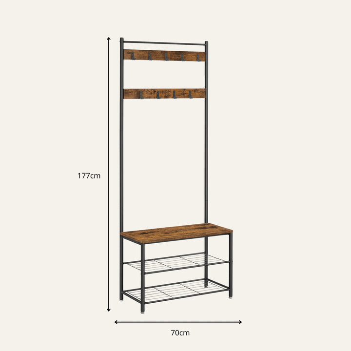 Dimensions de porte-manteau d&