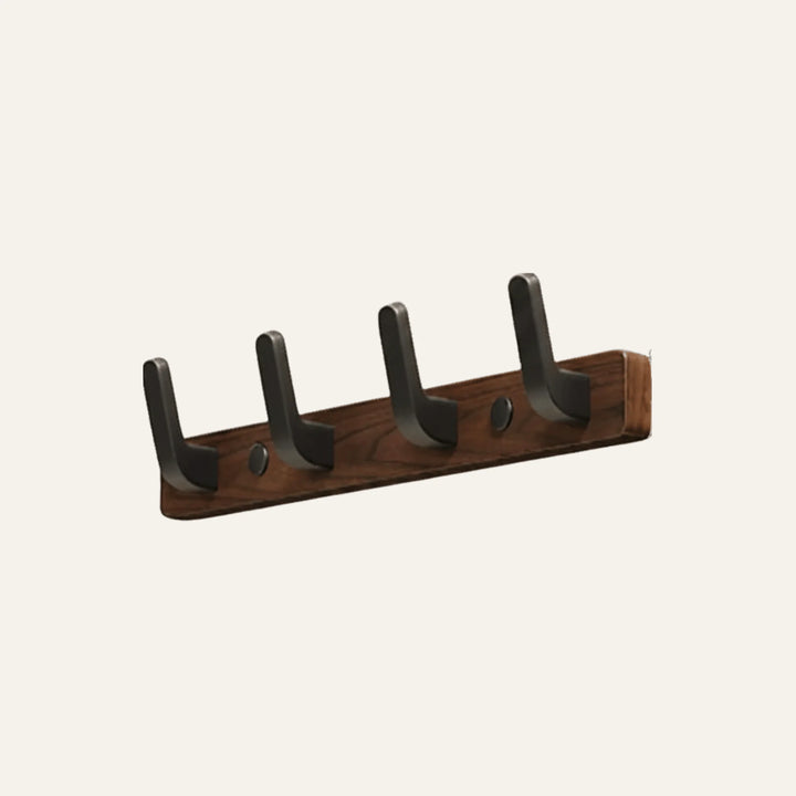 Porte-Manteau Mural en Bois vue produit pour une entrée