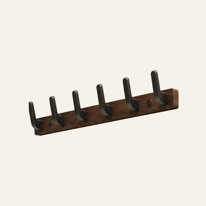 Porte-Manteau Mural en Bois vue produit pour une entrée