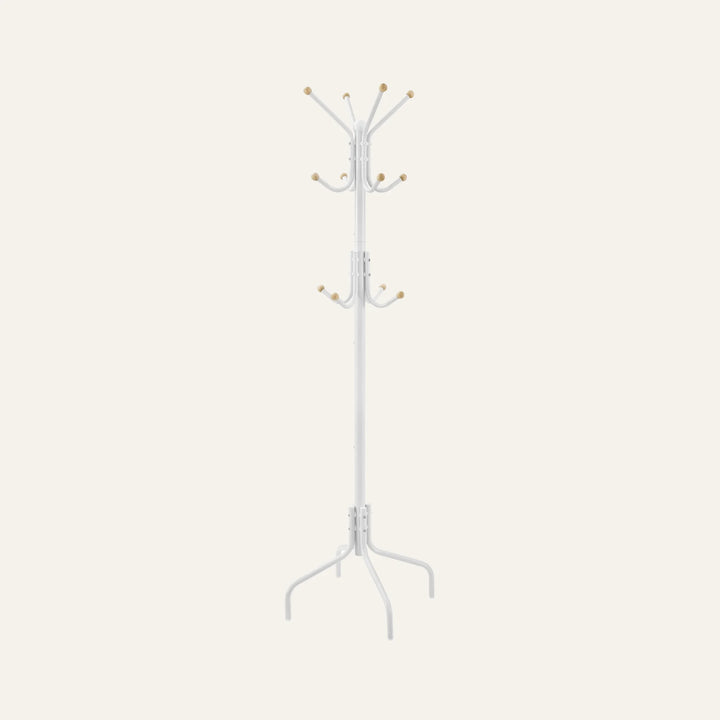 Porte-Manteau sur Pied Blanc vue produit pour une entrée