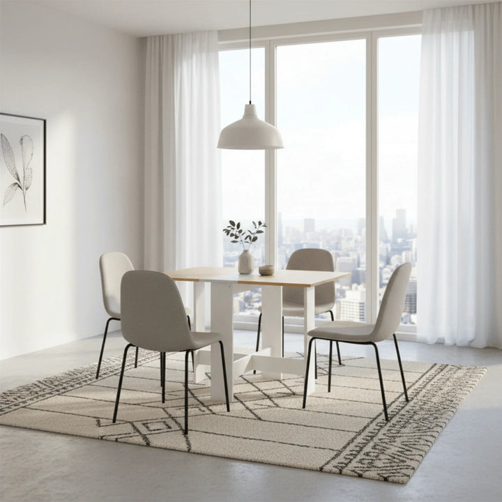 Table à Manger Pliante mis en scène dans une salle à manger