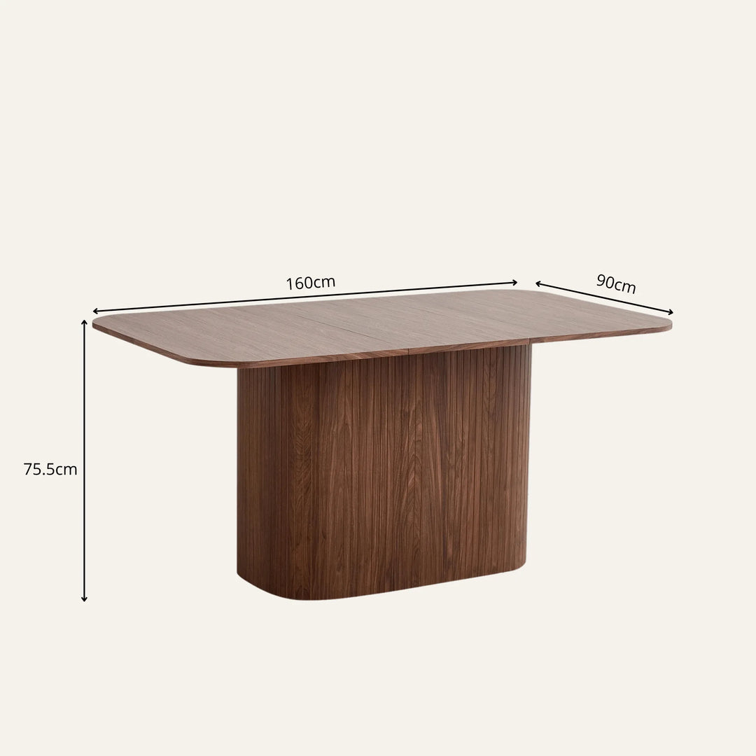 Dimensions de table à manger scandinave