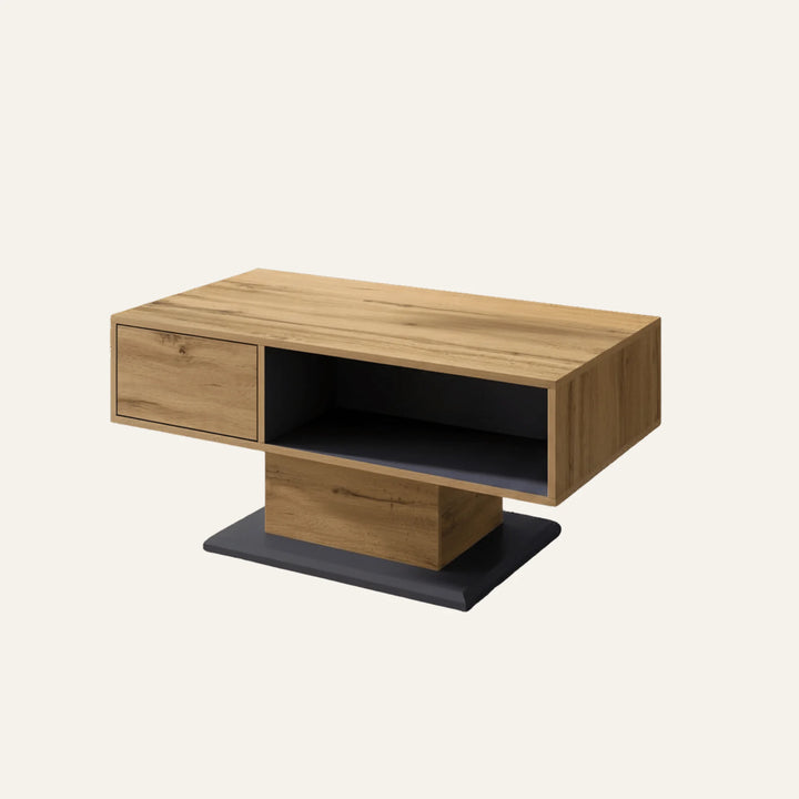 Table Basse avec Rangements vue produit pour le salon
