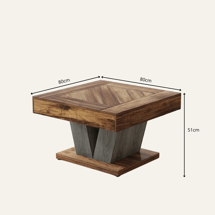 Dimensions de table basse en bois design