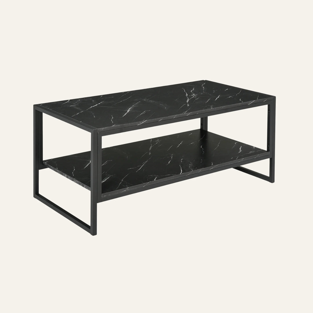 Table Basse Imitation Marbre vue produit pour le salon