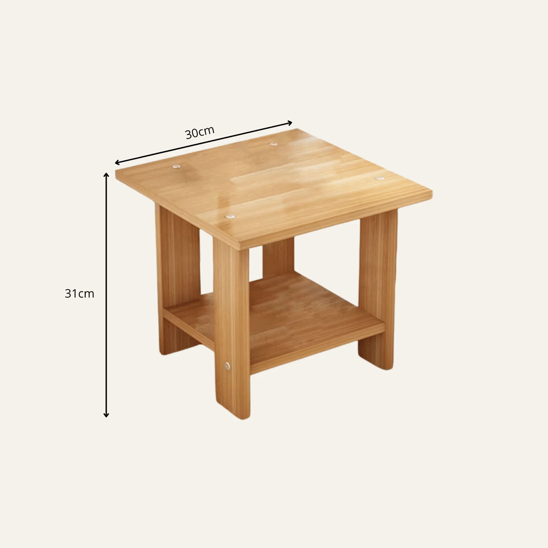 Dimensions de table de chevet en bois