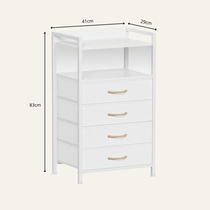 Dimensions de table de chevet étagère