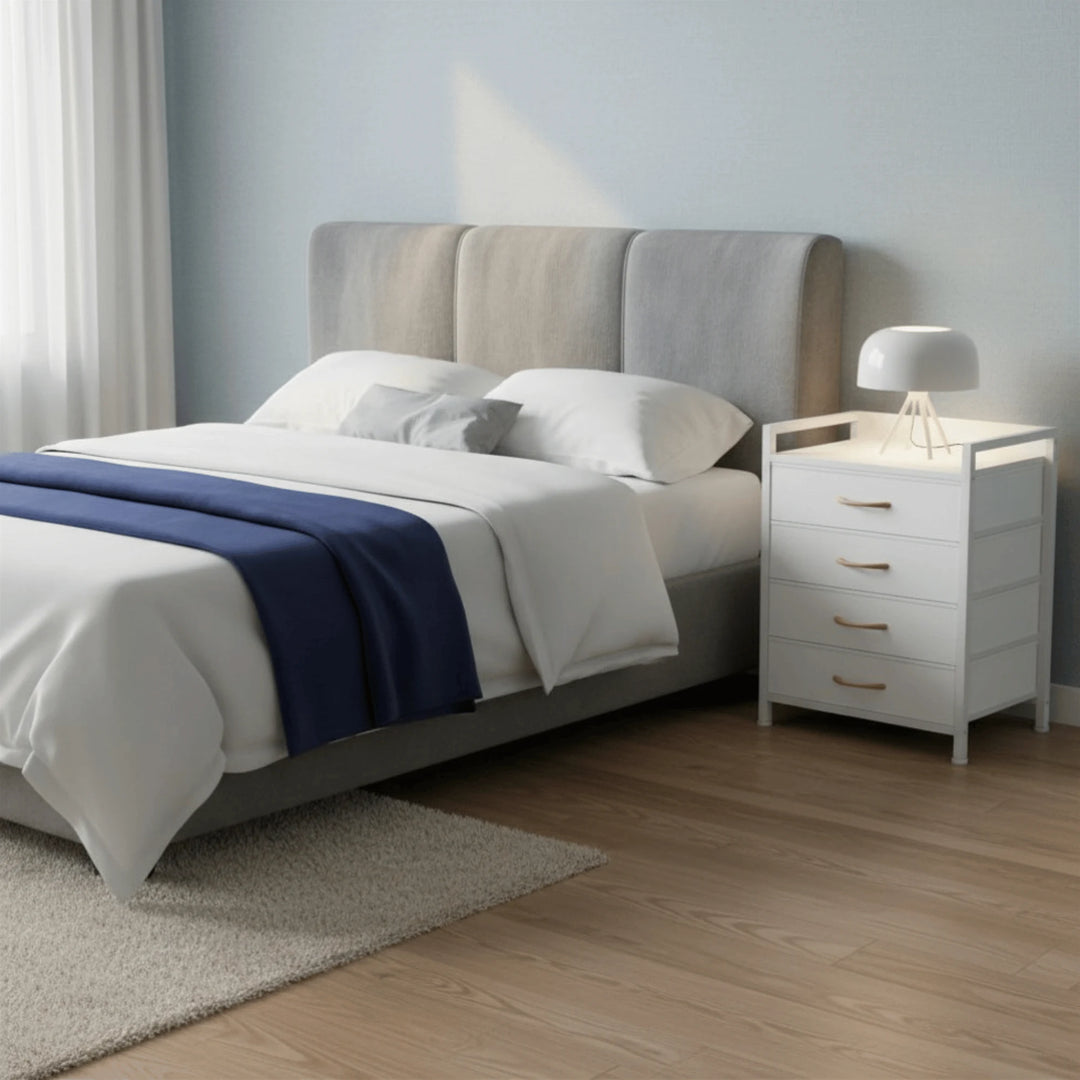 Table de Chevet Étagère mis en scène dans une chambre