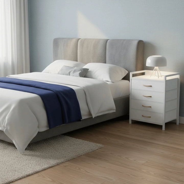 Table de Chevet Étagère mis en scène dans une chambre