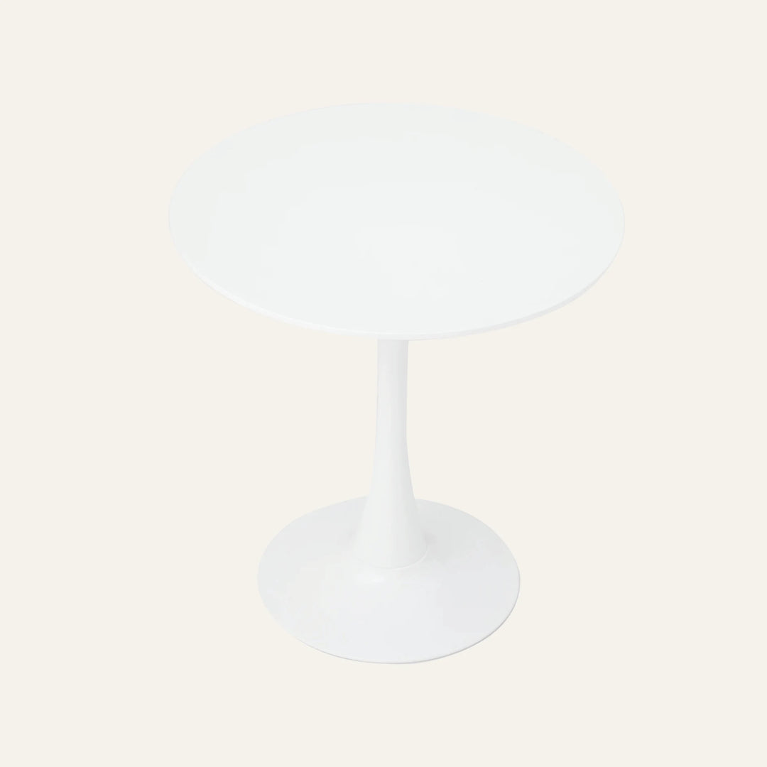 Table Ronde Tulipe vue produit pour la salle à manger