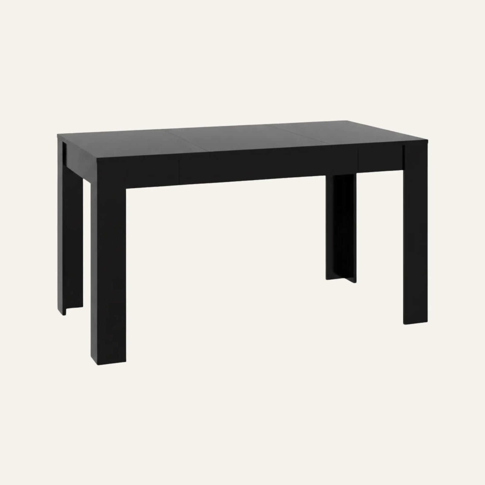 Table Salle à Manger Noire vue produit pour la salle à manger
