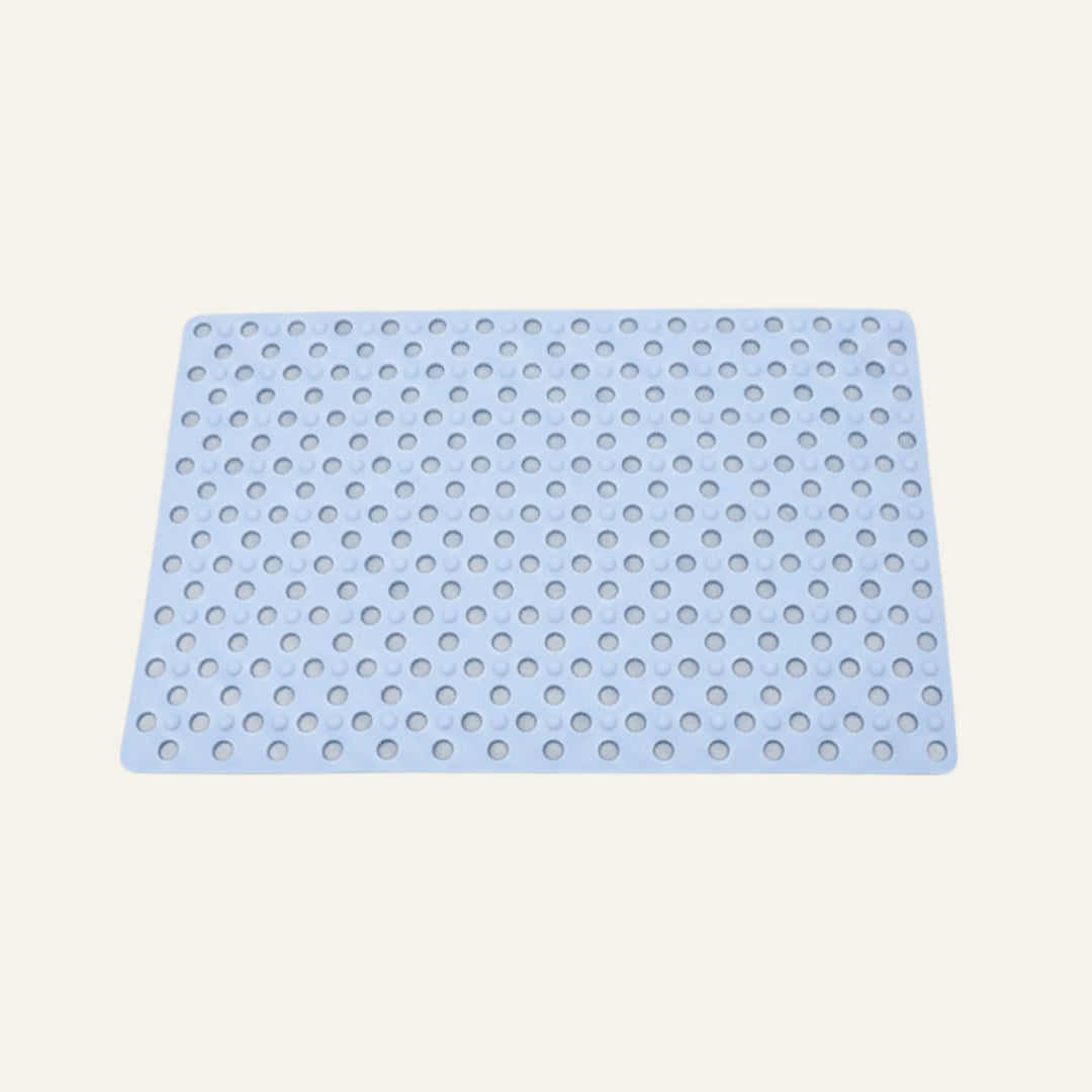 Tapis de Douche Antidérapant bleu