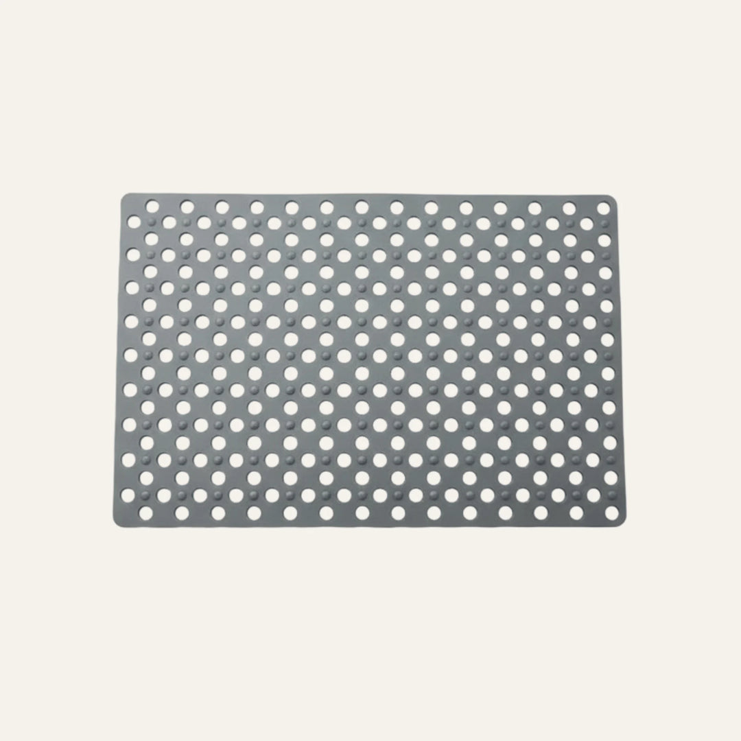 Tapis de Douche Antidérapant gris