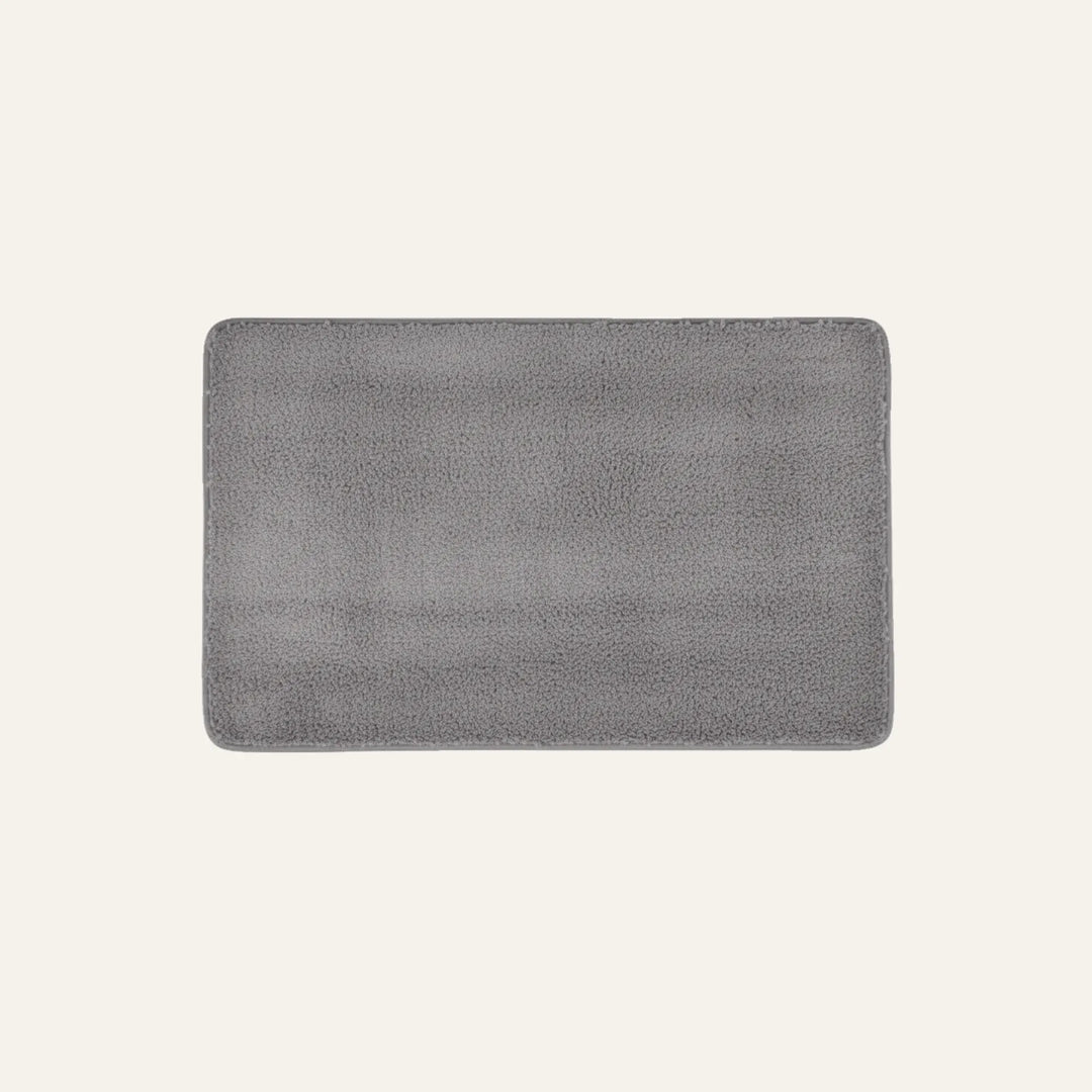 Tapis de Salle de Bain Absorbant gris