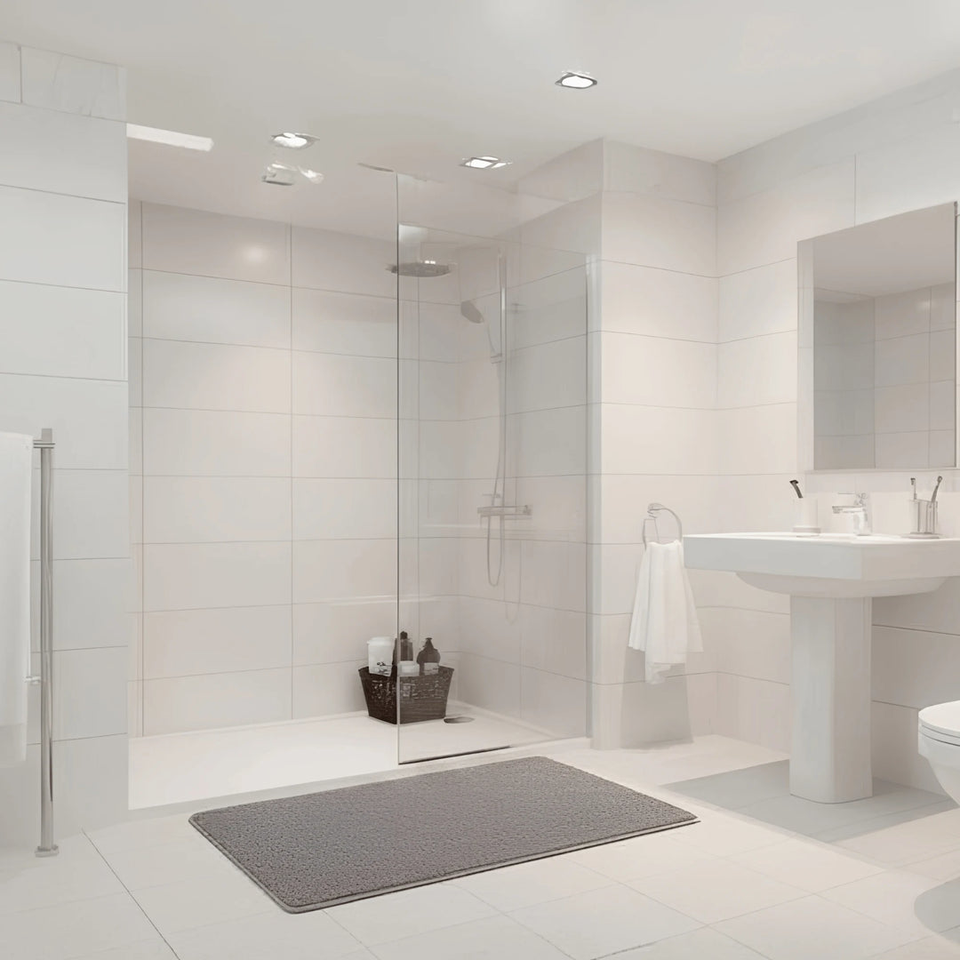 Tapis de Salle de Bain Absorbant en situation dans une salle de bain