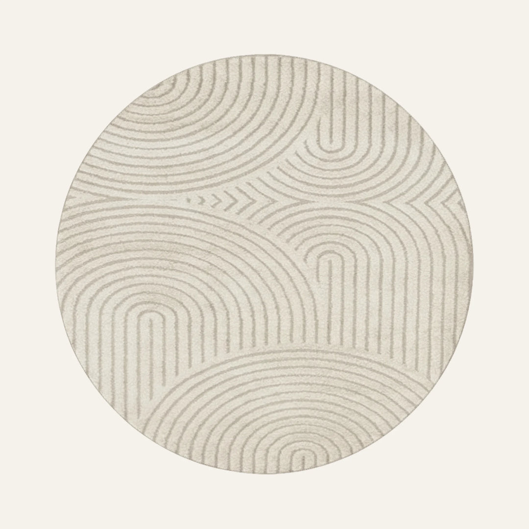 Tapis Géométrique crème