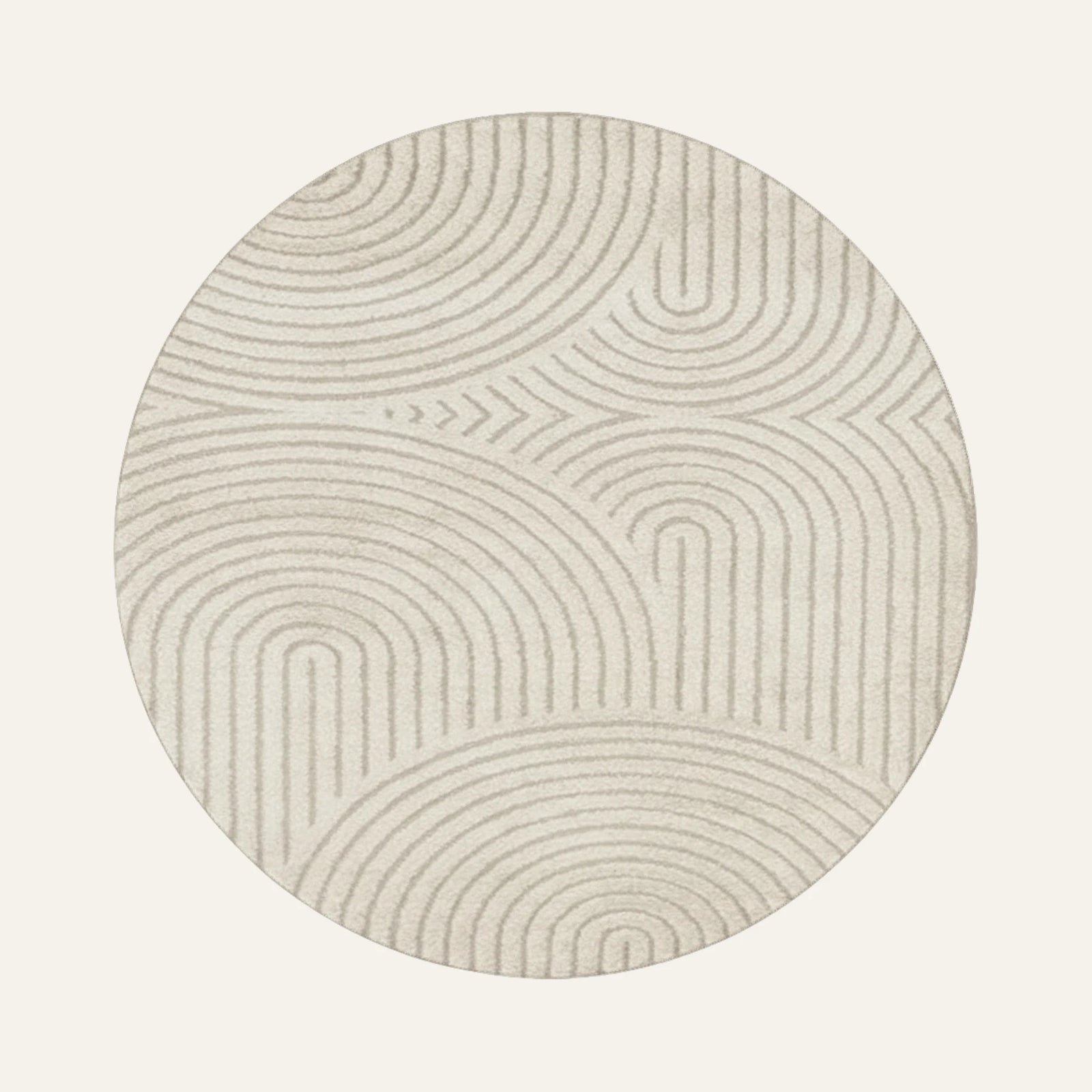 Tapis Géométrique crème