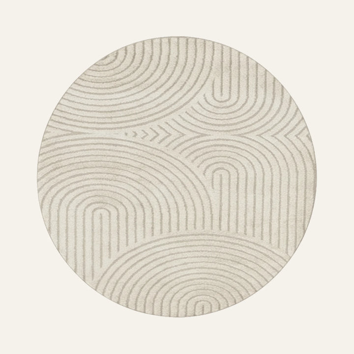 Tapis Géométrique crème
