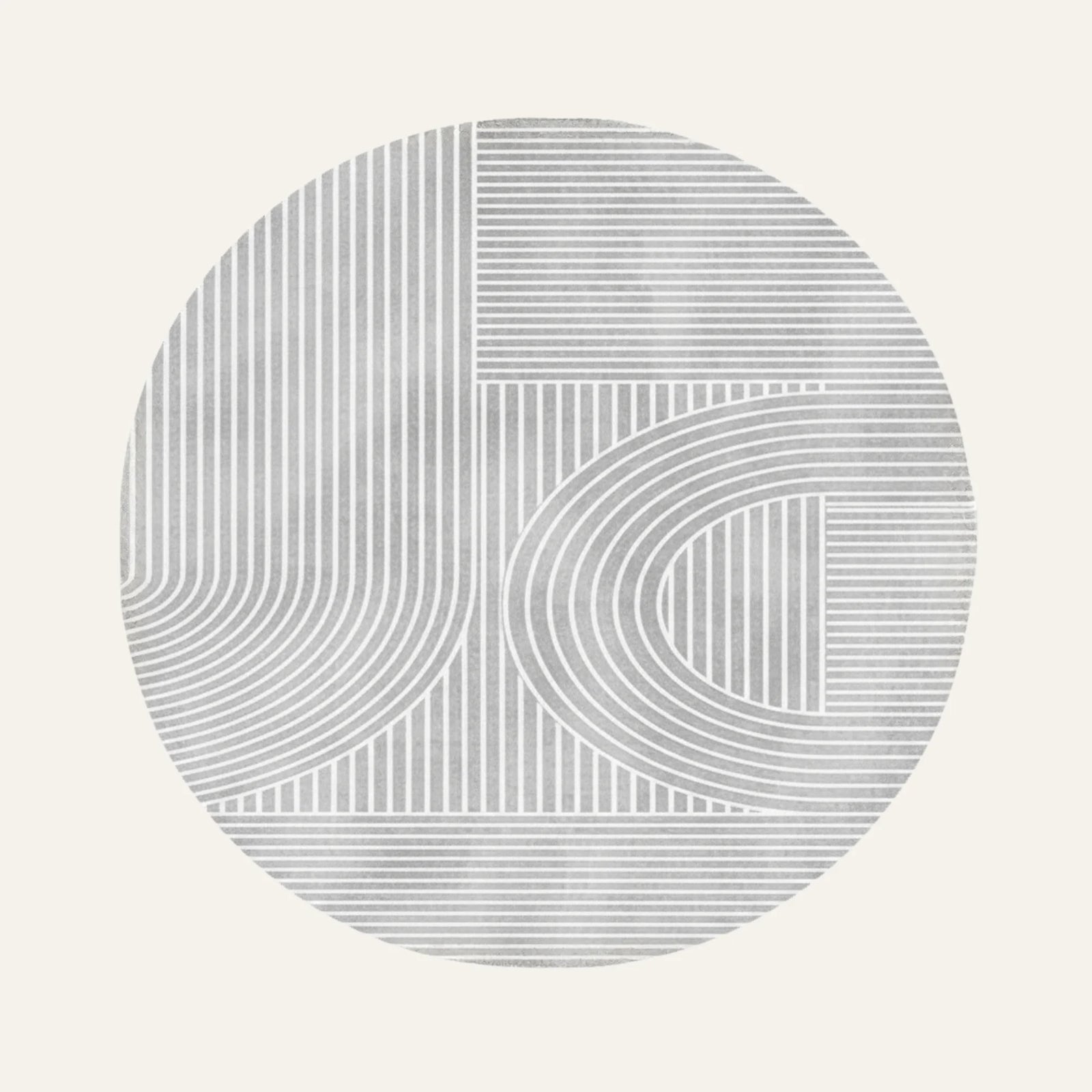 Tapis Géométrique gris