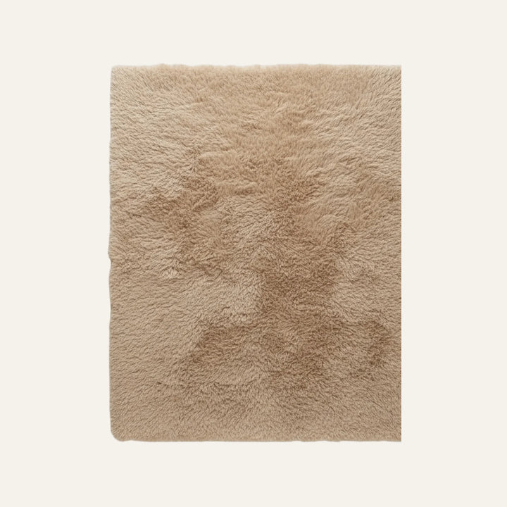 Tapis à Poils Longs marron
