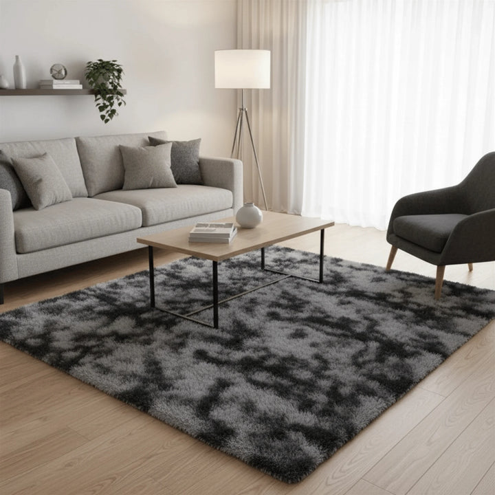 Tapis à Poils Longs en situation dans une pièce de vie