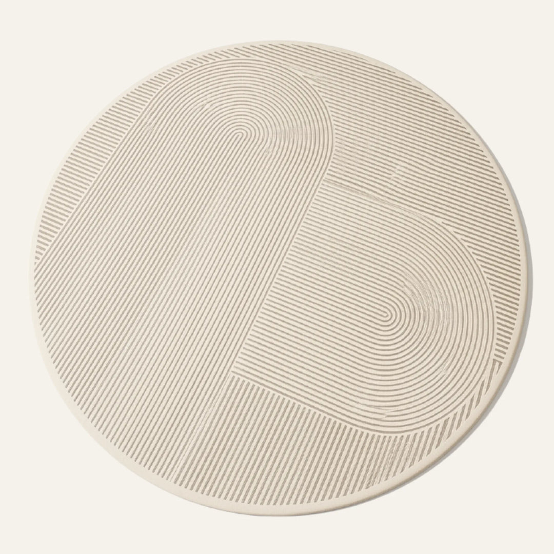 Tapis Rond Moderne modèle 1