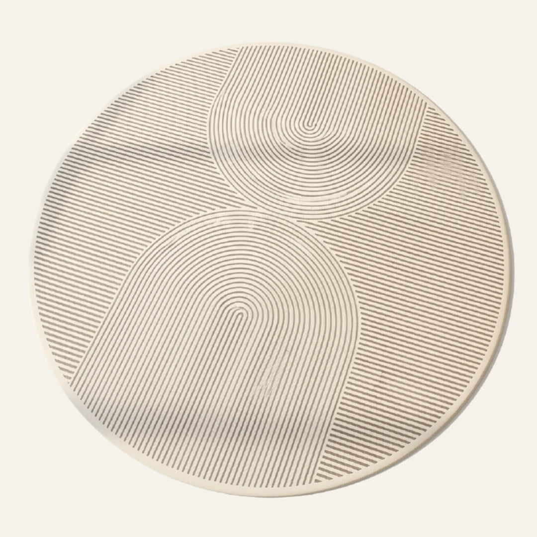 Tapis Rond Moderne modèle 2