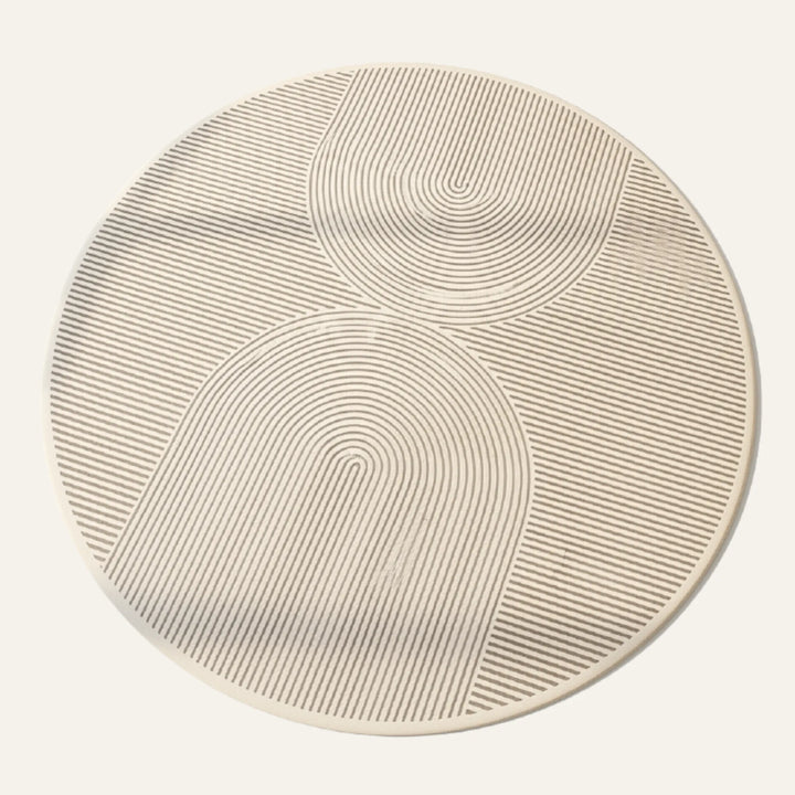 Tapis Rond Moderne modèle 2