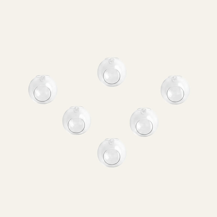 Vase en Verre Suspendu lot de 6 pièces